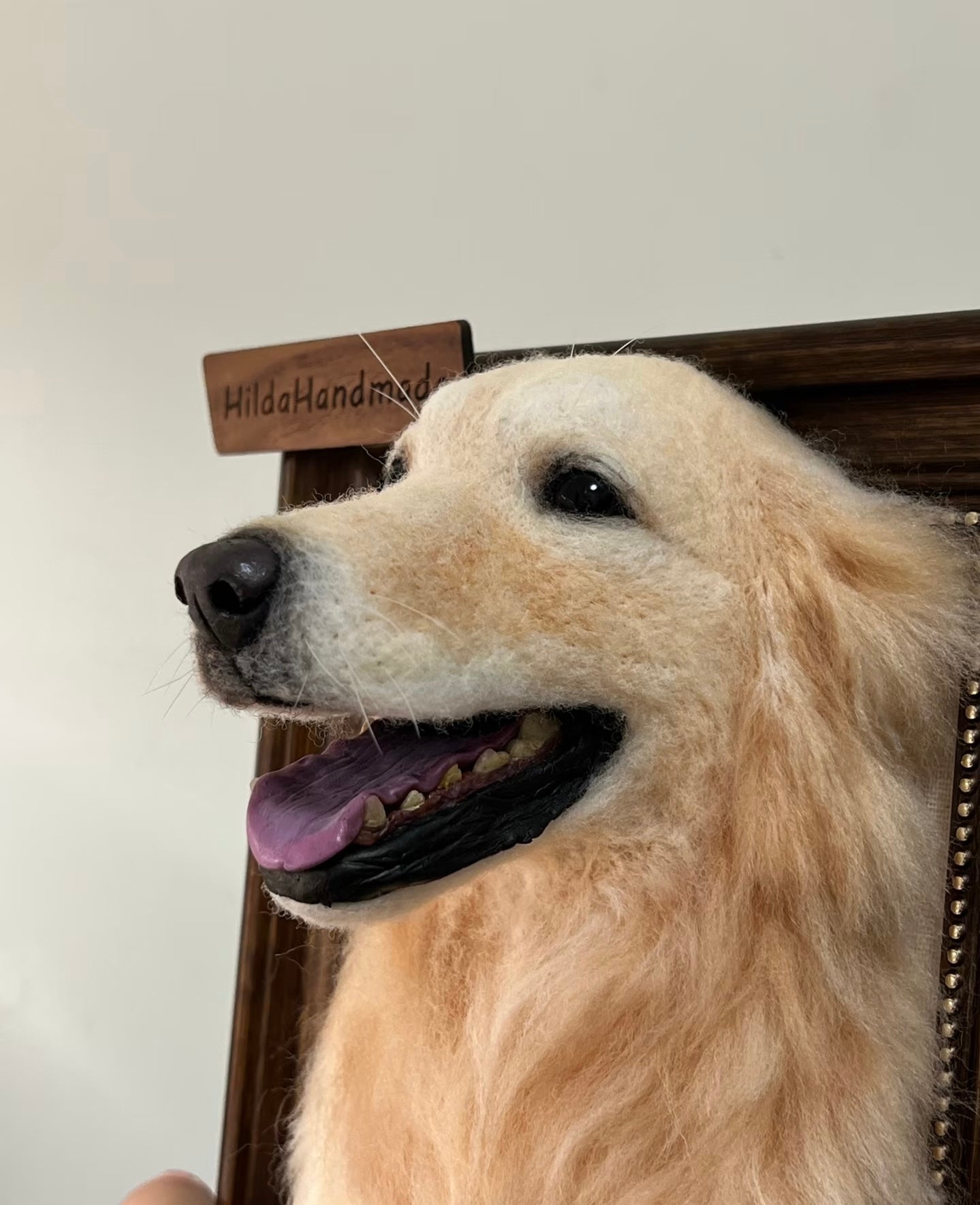 Custom Wool Felt Pet 3D Photo Frame Portrait